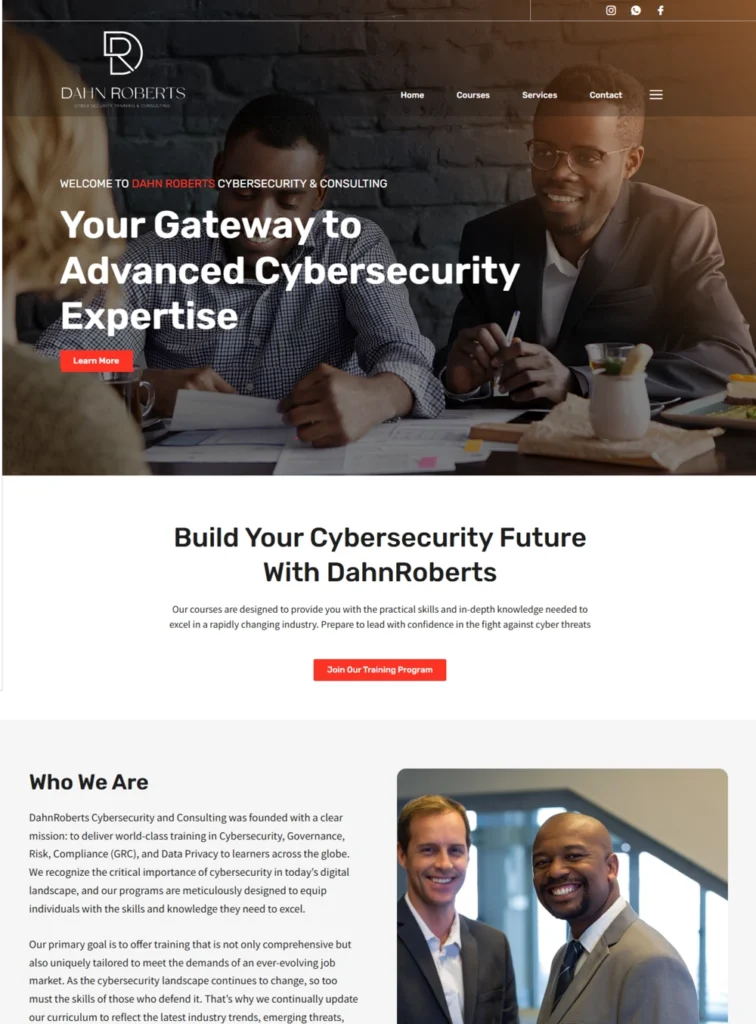 Dahn Roberts Homepage